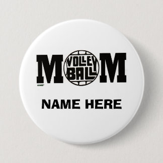 VOLLEYBALL-MAMA-KNOPF (GEWOHNHEIT) BUTTON