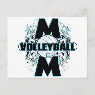 Volleyball-Mama (Kreuz).png Postkarte