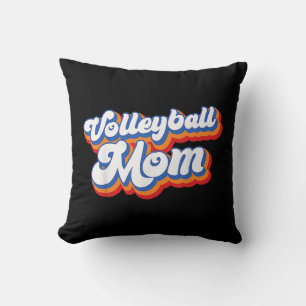 Volleyball Mama Leopard Fun Ball Mama Muttertag 0 Kissen