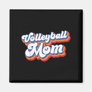 Volleyball Mama Leopard Fun Ball Mama Muttertag 0 Magnet