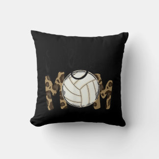 Volleyball Mama Leopard Fun Ball Mama Muttertag Kissen