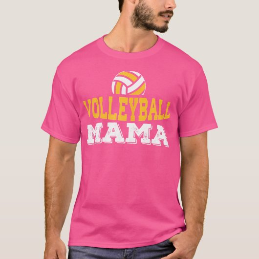 Volleyball Mama Mama T-Shirt (Vorderseite)
