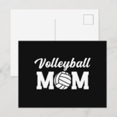 Volleyball-Mama Niedliche Mama Feiertagspostkarte (Vorne/Hinten)