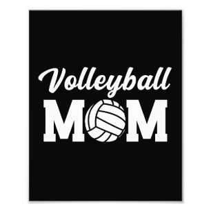 Volleyball-Mama Niedliche Mama Fotodruck