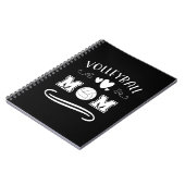 Volleyball-Mama Notizblock (Linke Seite)