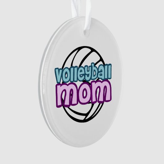 Volleyball Mama Ornament (Vorderseite)