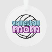 Volleyball Mama Ornament (Rückseite)