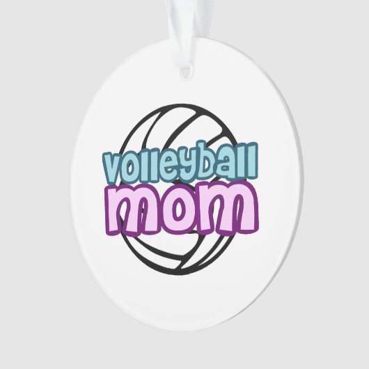 Volleyball Mama Ornament (Vorderseite)