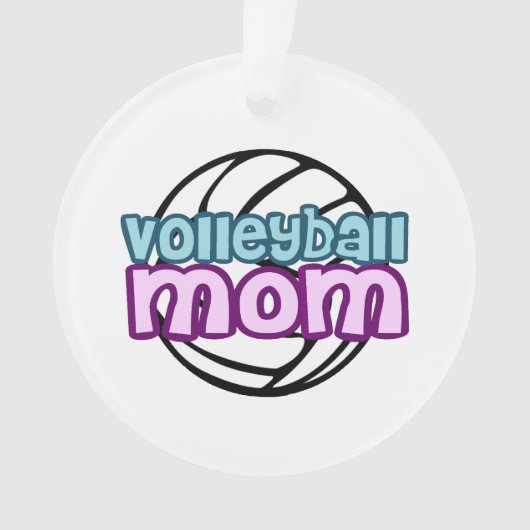 Volleyball Mama Ornament (Vorderseite)