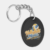 Volleyball Mama Personalized Keychain Schlüsselanhänger (Vorderseite links)