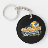 Volleyball Mama Personalized Keychain Schlüsselanhänger (Vorderseite)