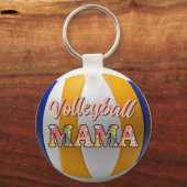 Volleyball Mama Schlüsselanhänger (Rückseite)