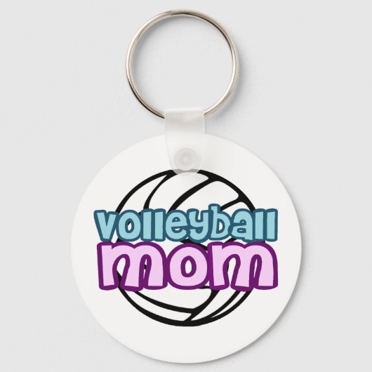 Volleyball Mama Schlüsselanhänger (Vorderseite)