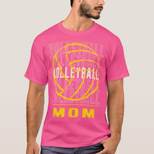 Volleyball Mama T-Shirt (Vorderseite)