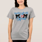 Volleyball-Mama Tri-Blend Shirt (Vorderseite)