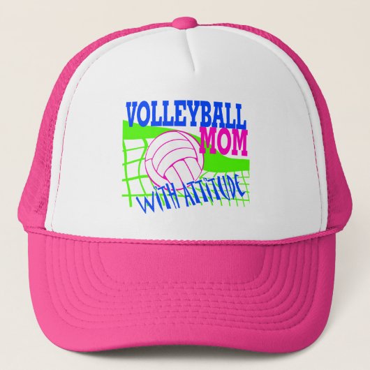 Volleyball-Mama Truckerkappe (Vorderseite)