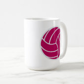 Volleyball-Mamakaffee-Tasse Kaffeetasse (VorderseiteRechts)