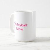 Volleyball-Mamakaffee-Tasse Kaffeetasse (Vorderseite Links)