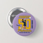 Volleyball-Mannschaft Custom Foto Trikot Nummer Sp Button (Vorne & Hinten)