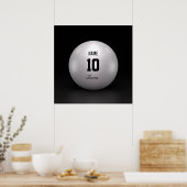 Volleyball-Mannschaft Poster (Küche)