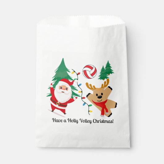 Volleyball-Mannschaft-Tüte Geschenktütchen (Vorderseite)
