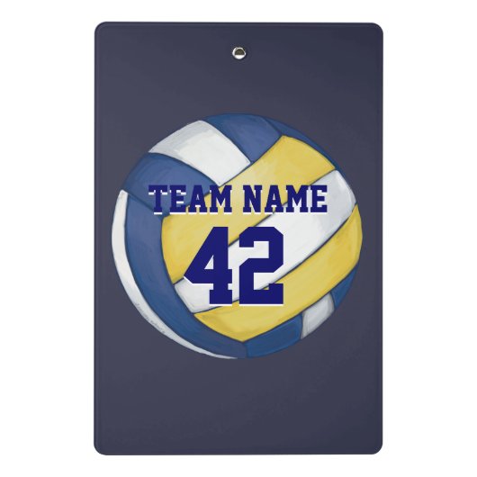 Volleyball Mini Klemmbrett (Rückseite)