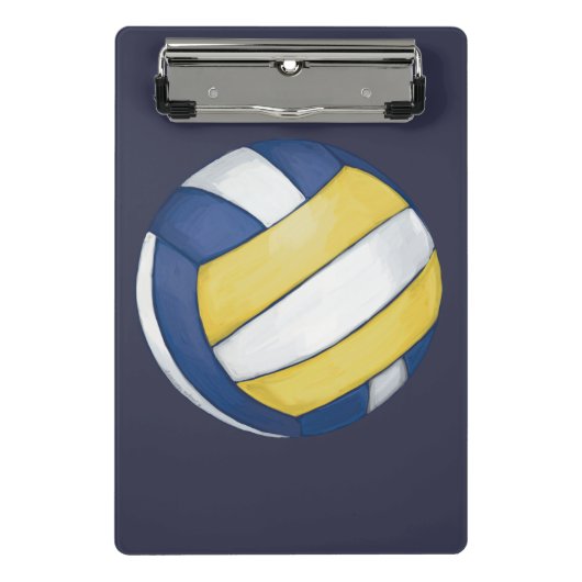 Volleyball Mini Klemmbrett (Vorderseite)