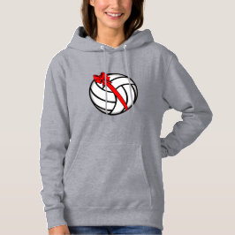 Volleyball mit Bogen Hoodie