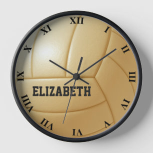 Volleyball mit eigenem Namen Uhr