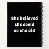 Volleyball mit Herz, Jersey-Nummer und Name Notizblock (Rückseite)