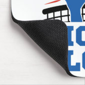 Volleyball Mittelblock Weniger Talk mehr Block Mousepad (Ecke)