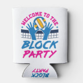 Volleyball Mittlerer Blocker Herzlich willkommen b Dosenkühler (Rückseite)