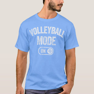 Volleyball-Modus Ein Lustiges Spiker-Geschenk Voll T-Shirt