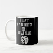 Volleyball Mom Dad I Can't Daughter Hast Volleybal Kaffeetasse (Links)