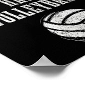Volleyball Mom Dad I Can't Daughter Hast Volleybal Poster (Ecke)