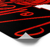 Volleyball Mom Game Day Mama Srts Volleyball Famil Poster (Ecke)