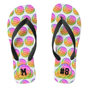 Volleyball Monogram Badesandalen