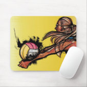 Volleyball mousepad (Mit Mouse)
