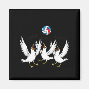 Volleyball Möwen Lustige Strand Srts Magnet