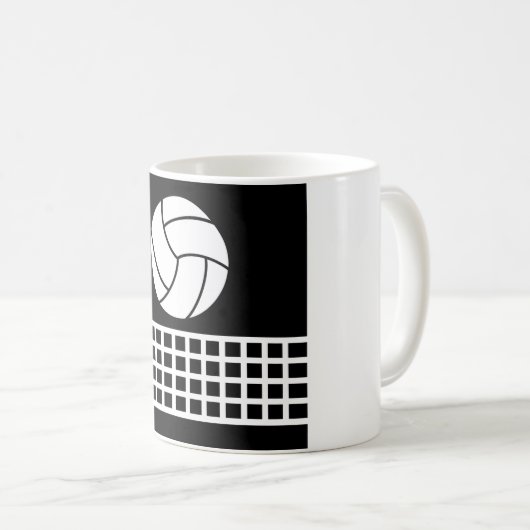 Volleyball Mug Kaffeetasse (VorderseiteRechts)