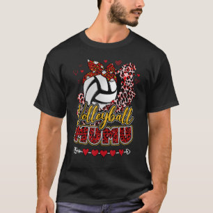 Volleyball MuMu Sport Leopard Mutter Großmutter Fa T-Shirt