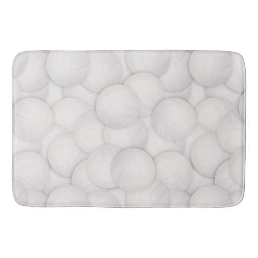 Volleyball Muster Bath Mat Badematte (Vorderseite)