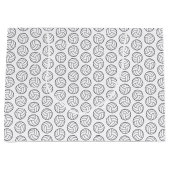 Volleyball-Muster drucken CUSTOM HINTERGRUND FARBE Große Geschenktüte (Vorderseite)