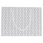 Volleyball-Muster drucken CUSTOM HINTERGRUND FARBE Große Geschenktüte (Rückseite)