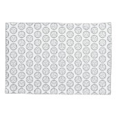 Volleyball-Muster drucken CUSTOM HINTERGRUND FARBE Kissenbezug (Rückseite)