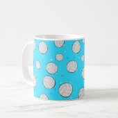 Volleyball-Muster Kaffeetasse (Vorderseite Links)