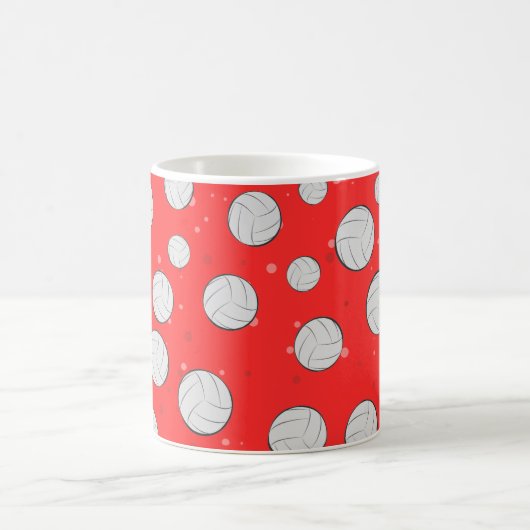 Volleyball-Muster Kaffeetasse (Mittel)