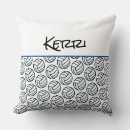 Volleyball Muster Player NAME Sports Net Ball Spaß Kissen