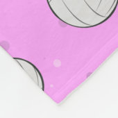 Volleyball-Musterdesign Fleecedecke (Ecke)