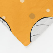 Volleyball-Musterdesign Fleecedecke (Ecke)